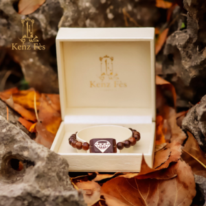 Bracelet oud kmari avec motif en argent